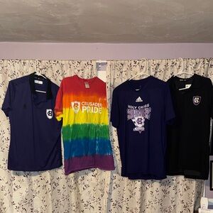Adidas Assorted Holy Cross Tees & Polos